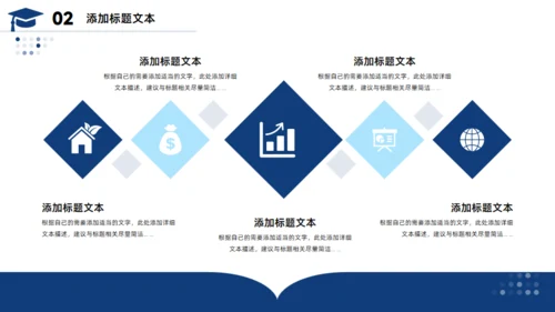 简约大气毕业论文答辩通用PPT蓝色模板