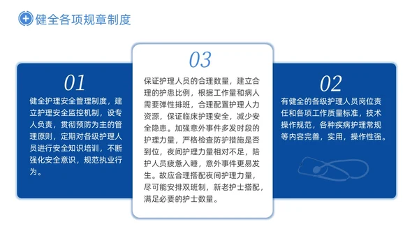 深蓝色商务神经内科患者护理PPT医疗培训PPT模板