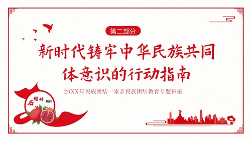 民族团结宣传教育月民族团结一家亲专题教育PPT课件