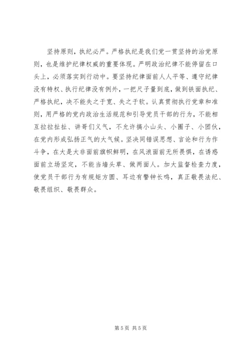 坚定理想信念明确政治方向主题发言稿范文.docx