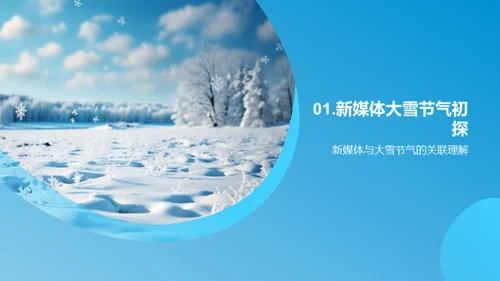 新媒体化的大雪节气