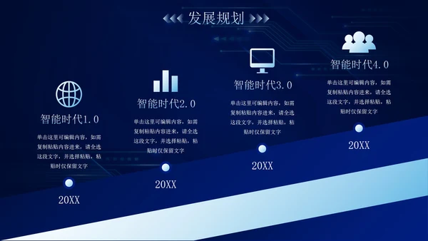 未来科技风公司企业商业计划书PPT模板