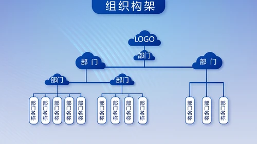 蓝色热烈欢迎上级领导莅临指导动态PPT模板