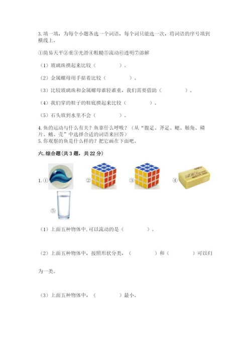 教科版一年级下册科学期末测试卷（满分必刷）.docx