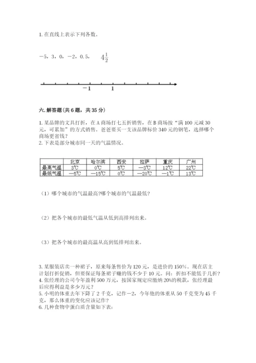 北师大版六年级下册数学 期末检测卷【综合卷】.docx