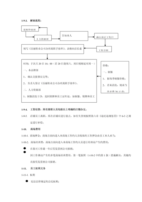 百丽门店员工标准手册.docx