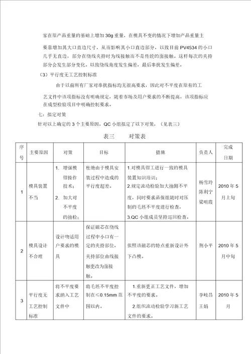 运用QC方法解决PV4534串扰问题年