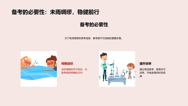 高三备考策略报告PPT模板