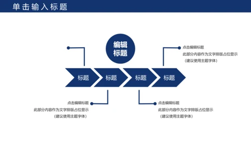 蓝色公安警察年度工作计划动态PPT模板
