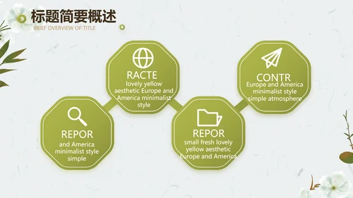 简约护肤品产品介绍工作总结动态PPT模板