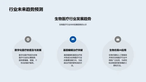生物医疗行业解析PPT模板