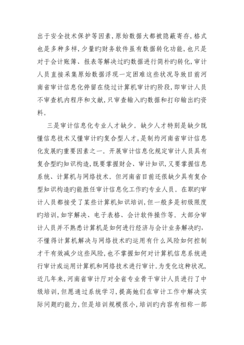 现代审计信息化问题专题研究报告.docx