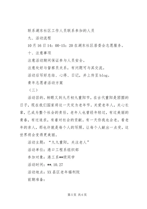 青年志愿者活动方案 (10).docx