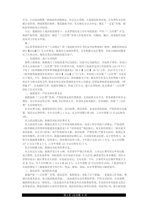 事业单位三公经费自查自纠报告.docx