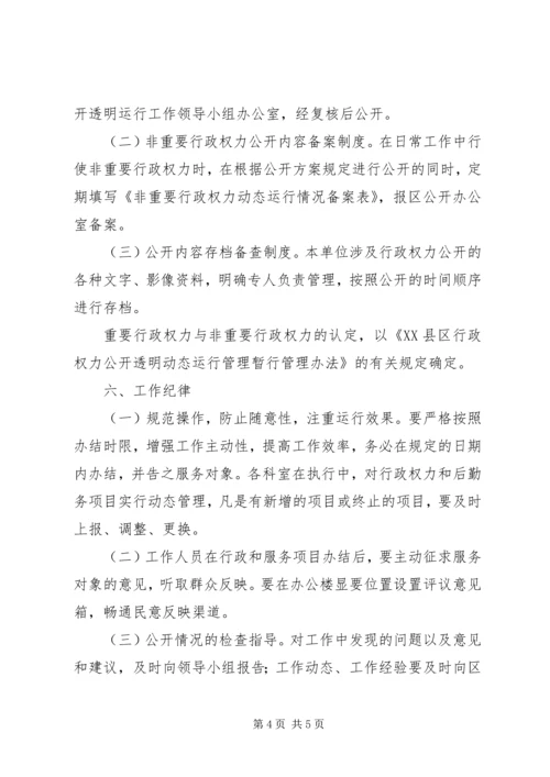 行政权力公开透明运行工作实施方案 (6).docx