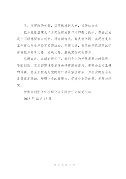 新组建企业党支部年终总结.docx