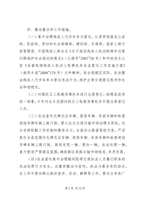 交通运输市场专项治理行动方案.docx