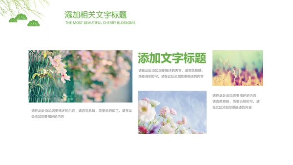 插画风格小清新女孩清爽护肤化妆品PPT