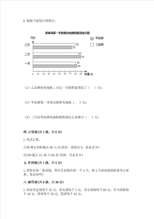 2022苏教版四年级上册数学期末测试卷网校专用