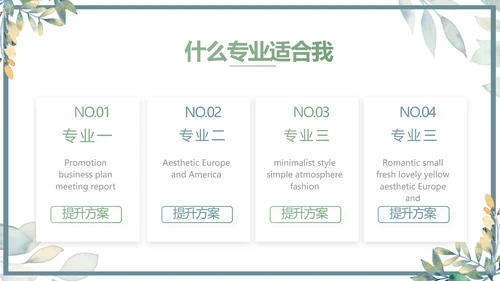 手绘水彩风个人述职报告动态PPT模板