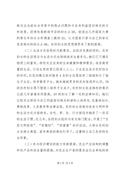 关于农村妇女素质的调查与思考 (3).docx