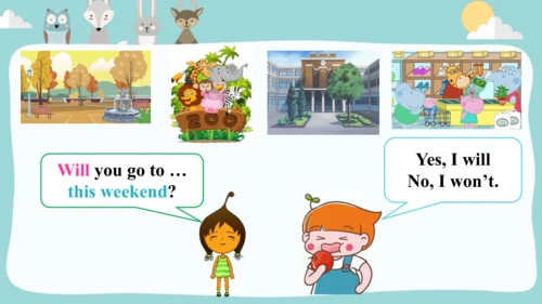 Module3Unit 1 We'll go to the zoo.课件(共34张PPT)