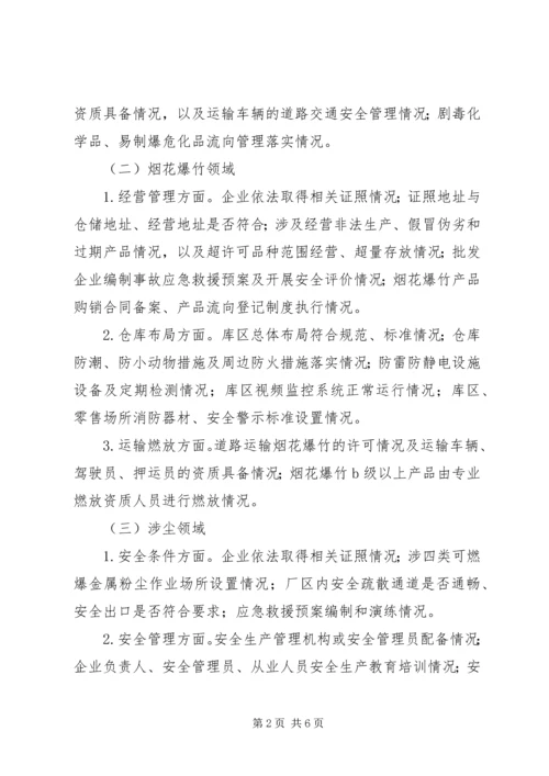 街道易燃易爆与涉尘安全生产专项整治方案.docx