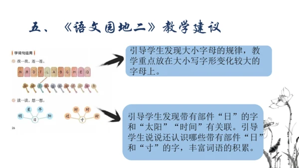 1.2 人教统编版（部编版）语文一年级下册第二单元教材解读课件