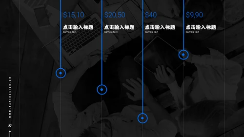 蓝色现代风商务工作汇报通用PPT模板