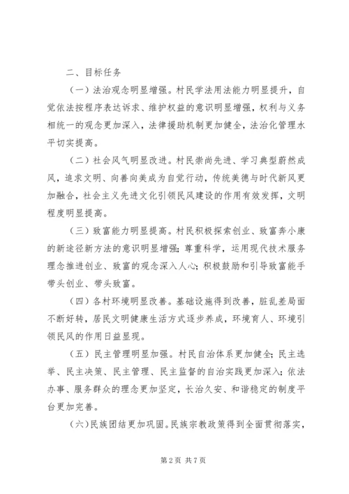 金铁寨村新民风建设工作方案 (2).docx