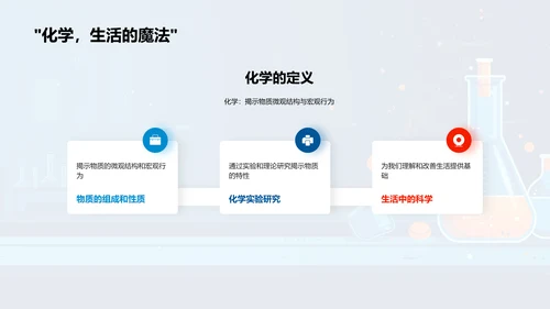 化学与日常PPT模板