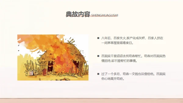 民间神话传说狗咬吕洞宾通用PPT模板