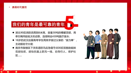 做新时代合格建设者和接班人PPT模板