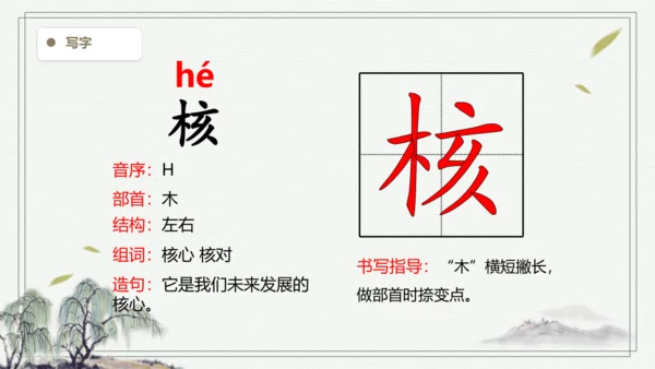 【2024秋季学期】语文四上 7.呼风唤雨的世纪 生字识记课件