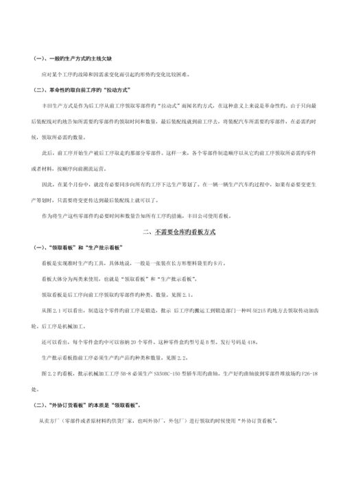 TPS丰田生产方式培训标准手册.docx