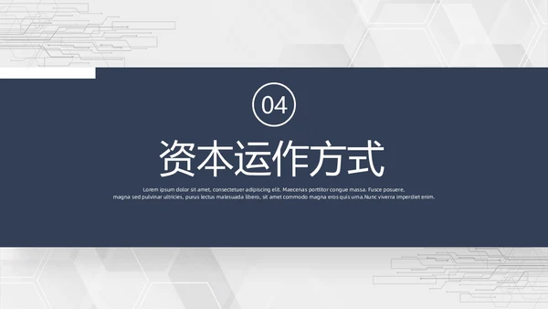 简约商业计划书PPT模板