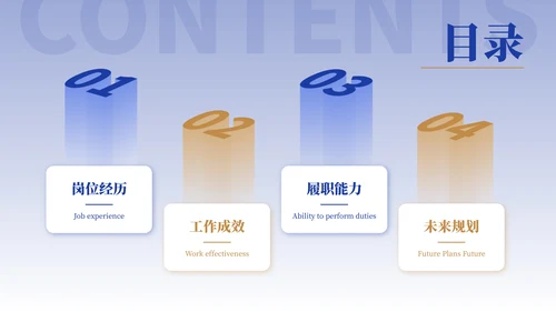 彩色简约风目录页PPT版式合集