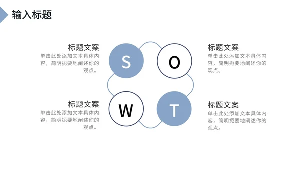 蓝色大气总结汇报PPT模板