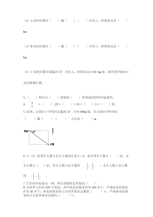 小学六年级上册数学期末测试卷精品（模拟题）.docx