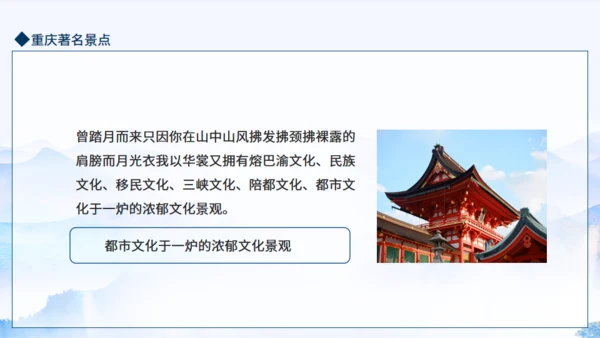 重庆魅力动态通用PPT模板