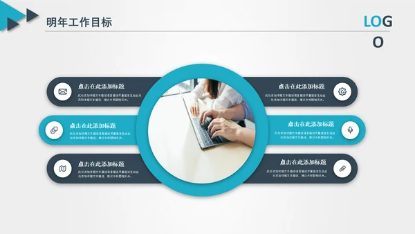 后勤部年终总结新年计划述职报告ppt模板工作总结计划