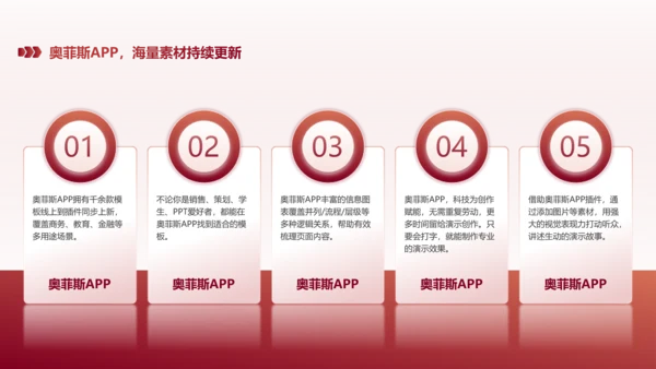 简约风红白色社团活动PPT