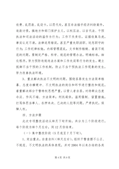 规范执法行为，促进执法公正”方案.docx