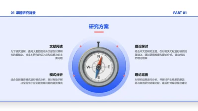 商务风并列关系4项PPT图文页