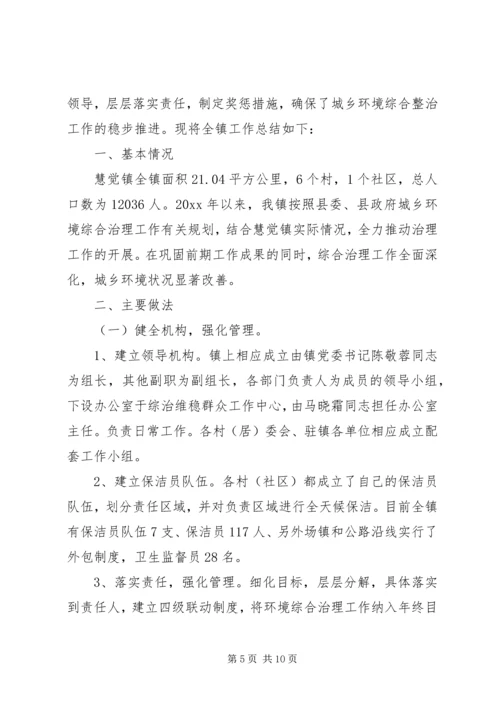 乡镇城乡环境综合治理年度工作总结.docx