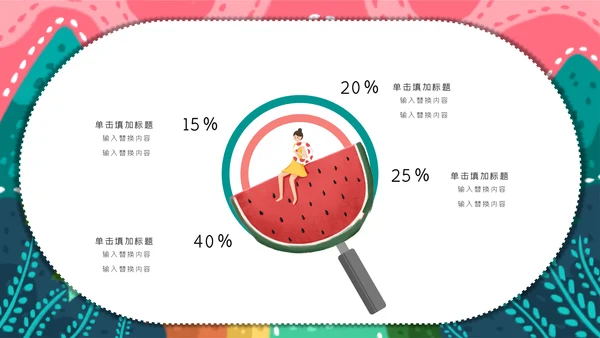 卡通手绘小清新立夏习俗介绍通用PPT模板