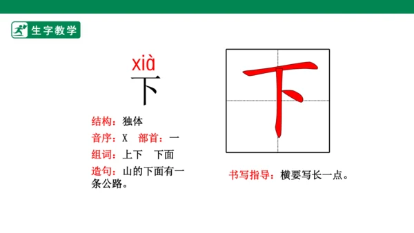 7.青蛙写诗 生字动画课件