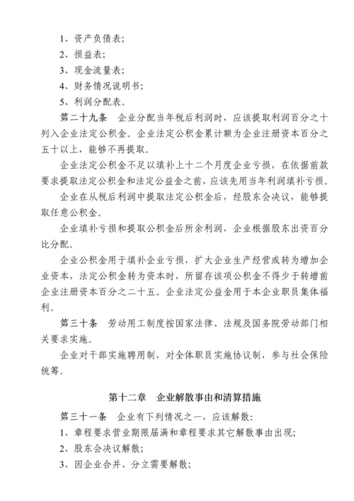 公司标准章程董事会及公司标准章程执行董事会.docx