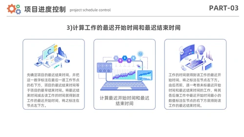 简约风项目进度管理数据分析项目计划控制报告PPT项目管理