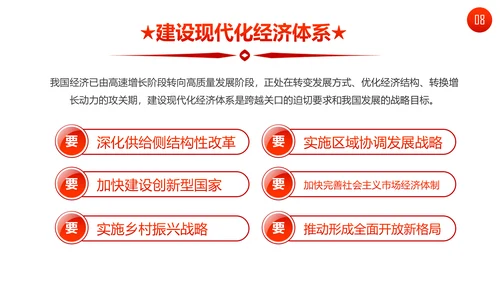 聚焦十九大19个新提法新概念解读PPT模板